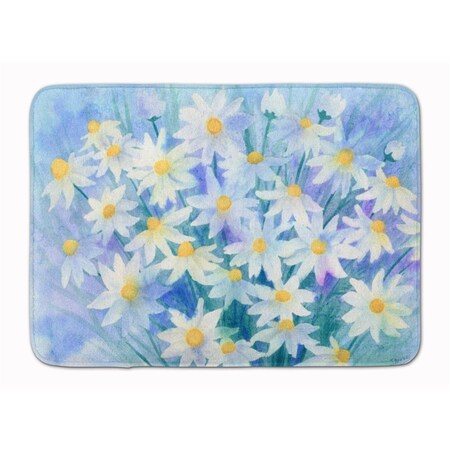 Carolines Treasures Light and Airy Daisies Machine Washable Memory Foam Mat IBD0255RUG